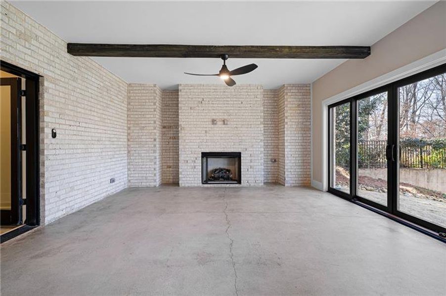 Exterior details and patio area of a home in , Atlanta (Image 29). Exterior details and patio area of a home in , Atlanta (Image 29).