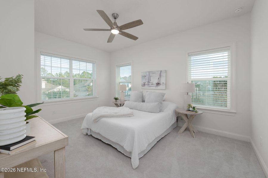 Furnished interior view inside a new home in Nocatee, Ponte Vedra (Image 11). Furnished interior view inside a new home in Nocatee, Ponte Vedra (Image 11).