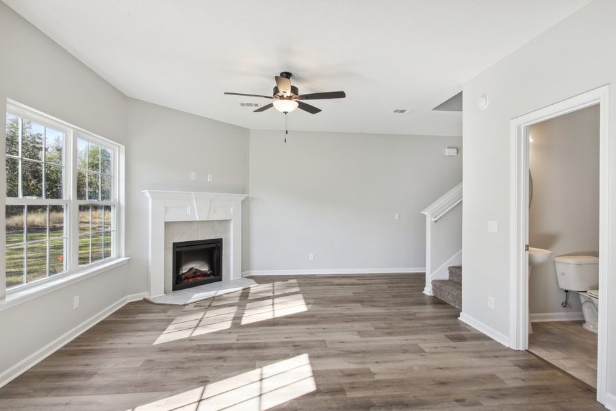 Representative unfurnished interior of a home built from the The Terrell by RTS Homes in Lakeside at Fifteen West, Hinesville (Image 14).