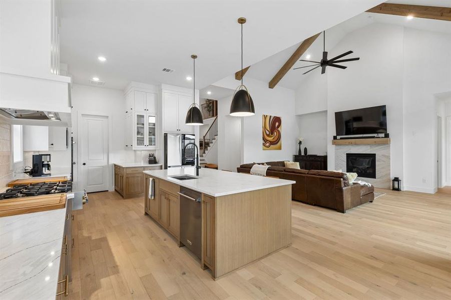 Furnished interior view inside a new home in Windsong Ranch 71' Series, Prosper (Image 15).