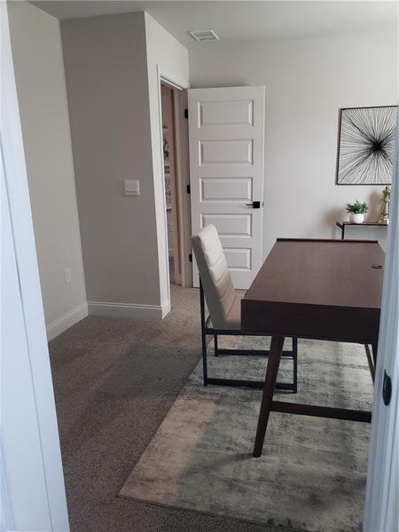 Furnished interior view inside a new home in Canterbury Villas, Carrollton (Image 4). Furnished interior view inside a new home in Canterbury Villas, Carrollton (Image 4).