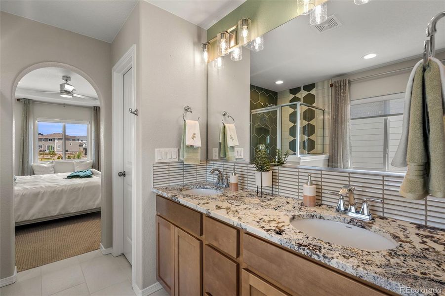 Furnished interior view inside a new home in , Colorado Springs (Image 30).