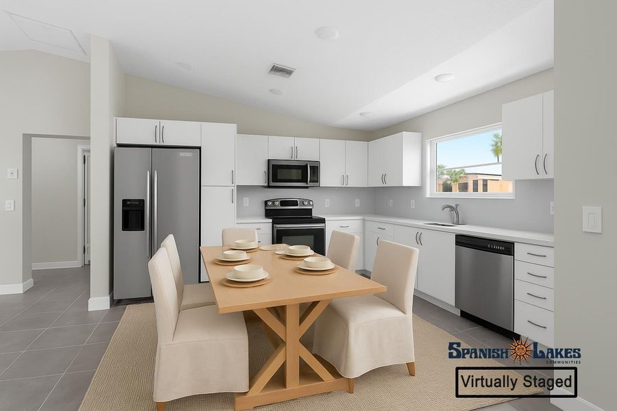 Furnished interior view inside a new home in , Fort Pierce (Image 5).