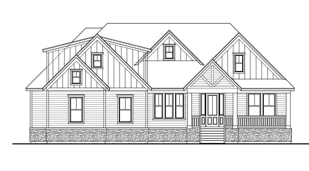 Exterior rendering of this home design in Horry County Homes, Conway, SC (Image 4). Exterior rendering of this home design in Horry County Homes, Conway, SC (Image 4).
