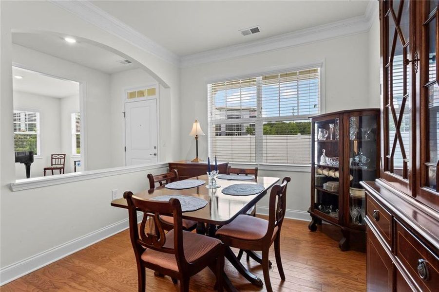 Furnished interior view inside a new home in , Cumming (Image 10).