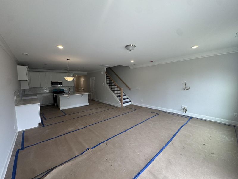 In-progress construction of a new home in Harrisburg Village Townhomes, Harrisburg, NC (Image 8).