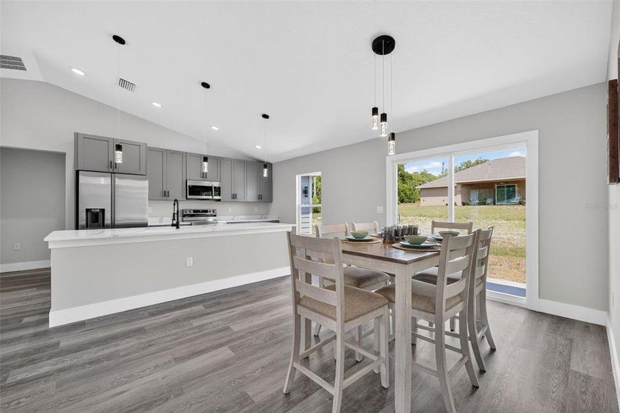 Furnished interior view inside a new home in , Dunnellon (Image 15).