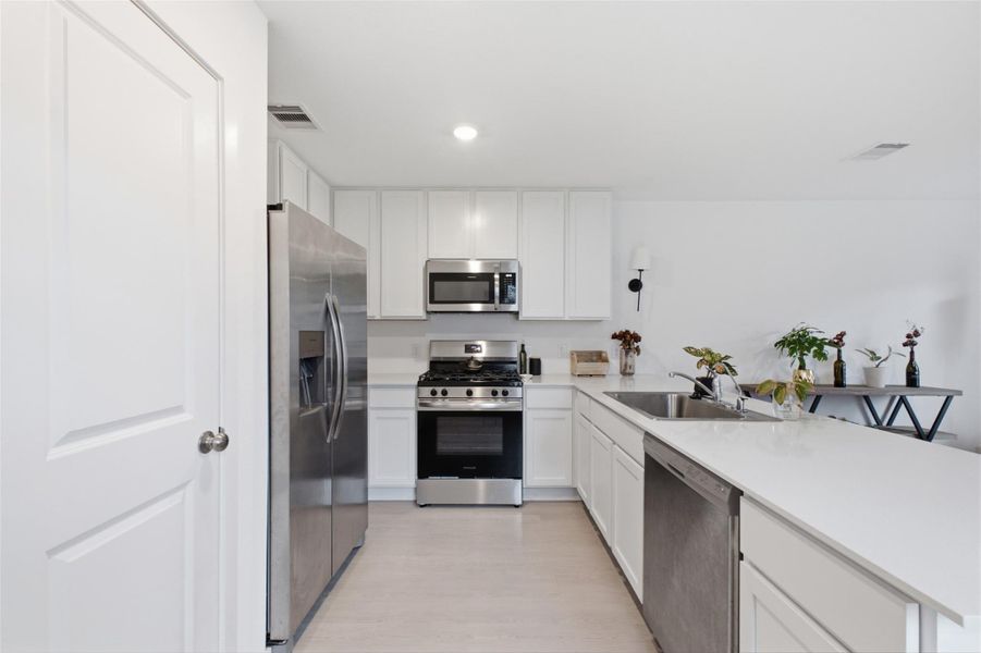 Furnished interior view inside a new home in Tavola, New Caney (Image 9).
