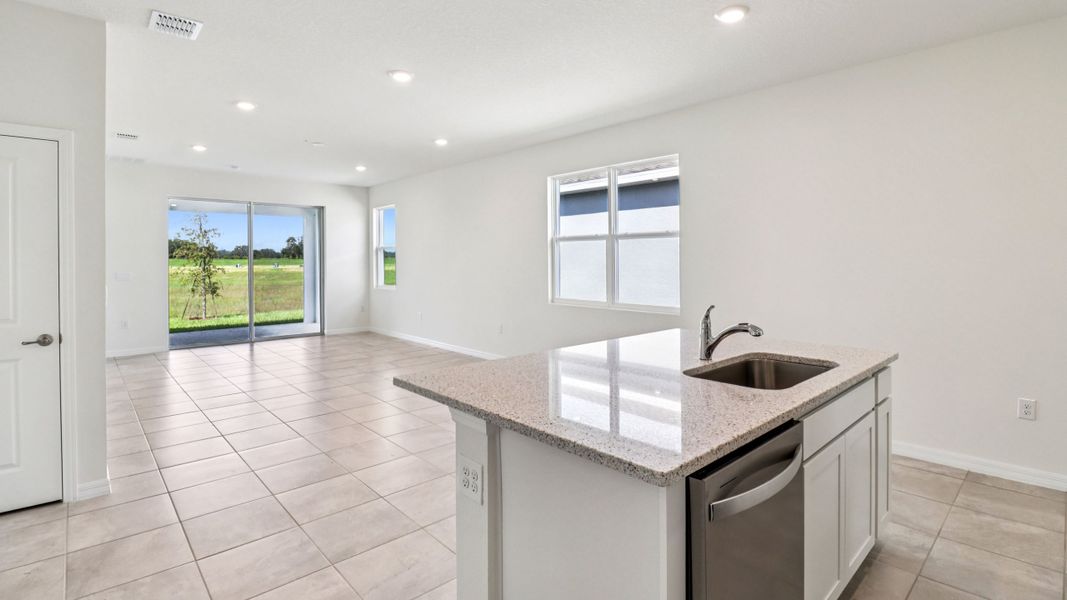 Representative furnished interior of a home built from the Jennings by D.R. Horton in Ocala Preserve, Ocala (Image 9).
