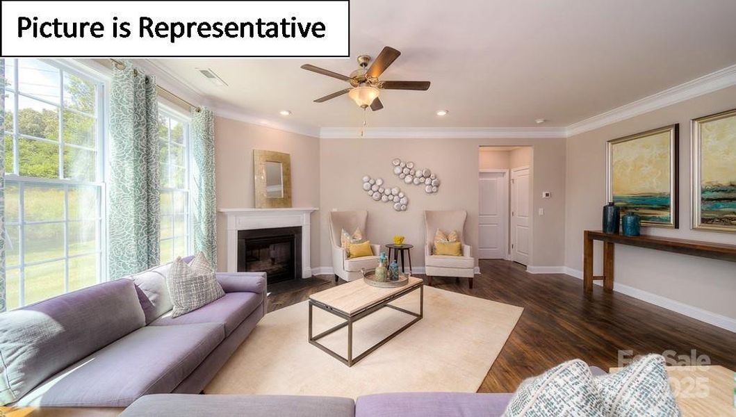 Furnished interior view inside a new home in Sylvan Creek, Denver (Image 32).