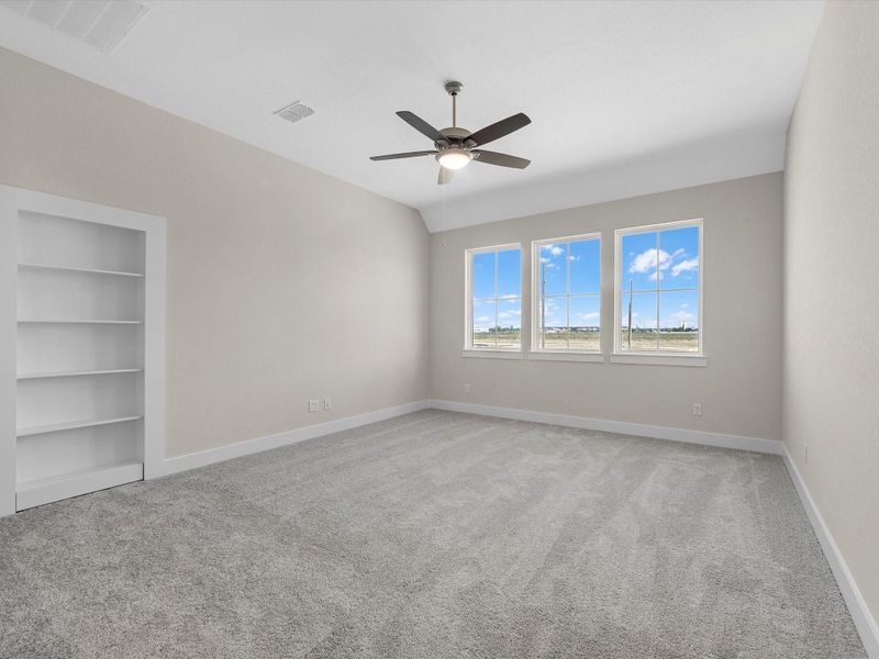 Spacious, unfurnished interior of a new home in Dunham Pointe 60′, Cypress (Image 19).
