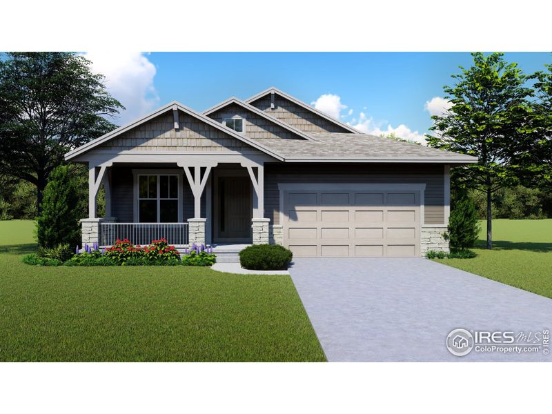 Craftsman elevation - included