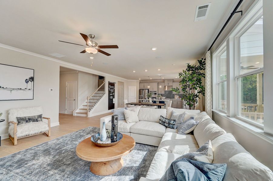 Furnished interior view inside a new home in Nichols Farm, Dacula (Image 21).