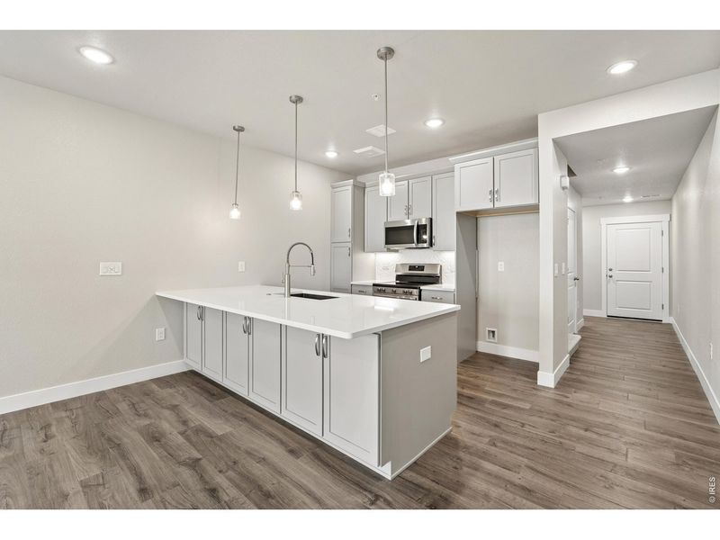 Furnished interior view inside a new home in , Fort Collins (Image 7).