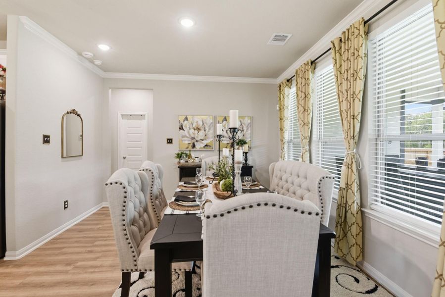 Furnished interior view inside a new home in , Cleveland (Image 34).