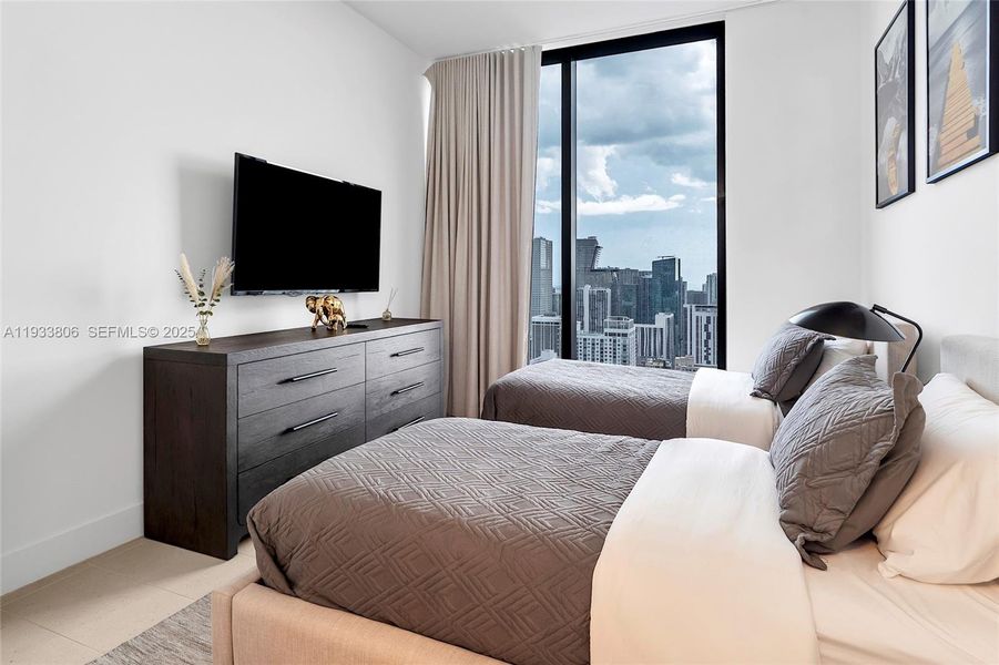 Furnished interior view inside a new home in , Miami (Image 39).