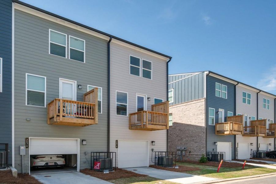Exterior details and patio area of a home in , Atlanta (Image 25).
