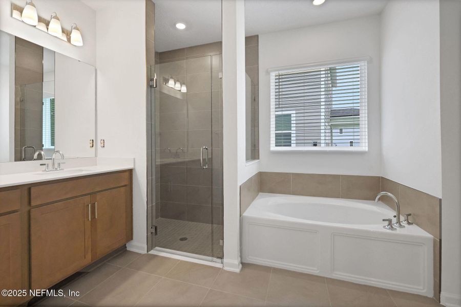 Furnished interior view inside a new home in Brook Forest, St. Augustine (Image 12).