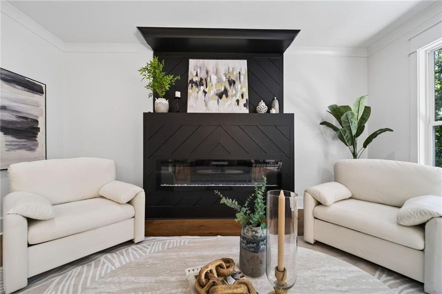 Furnished interior view inside a new home in , Hoschton (Image 19).