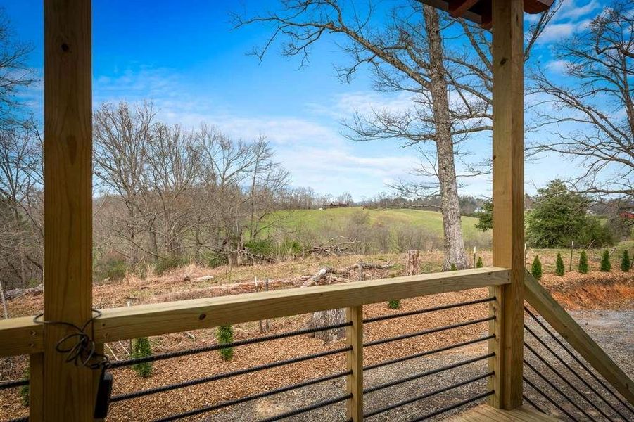 Exterior details and patio area of a home in , Blue Ridge (Image 2). Exterior details and patio area of a home in , Blue Ridge (Image 2).