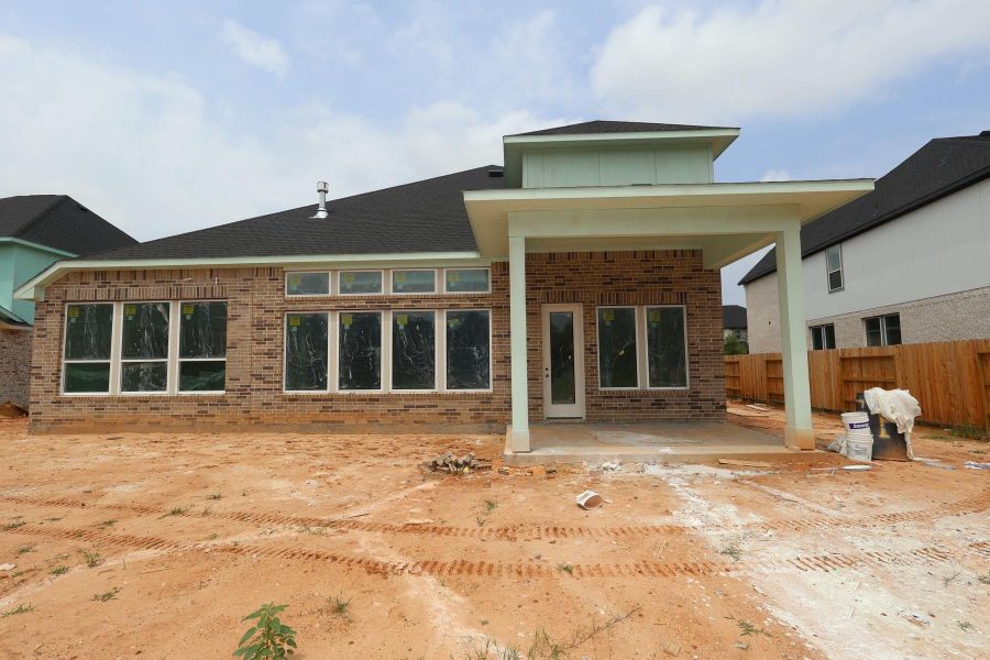 In-progress construction of a new home in Clopton Farms, Montgomery, TX (Image 8).