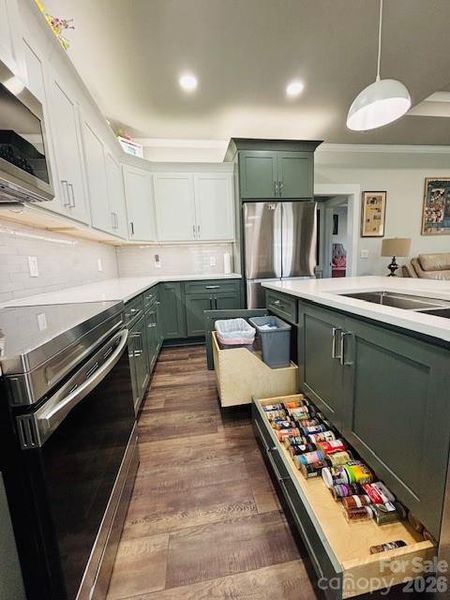 Furnished interior view inside a new home in , Ellenboro (Image 9).