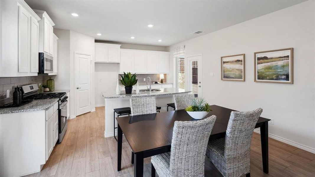 Furnished interior view inside a new home in Bel Air Village, Sherman (Image 36). Furnished interior view inside a new home in Bel Air Village, Sherman (Image 36).