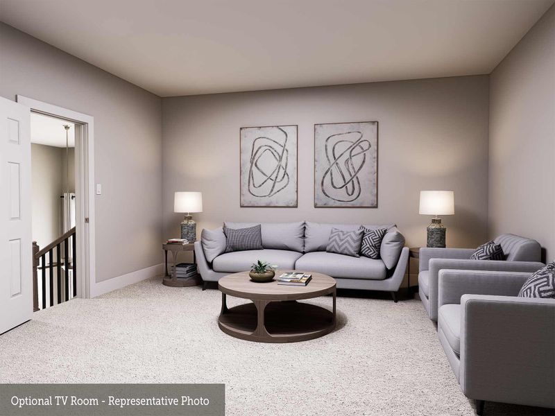 Furnished interior view inside a new home in Briarley - Regency Collection, Montgomery (Image 6). Furnished interior view inside a new home in Briarley - Regency Collection, Montgomery (Image 6).