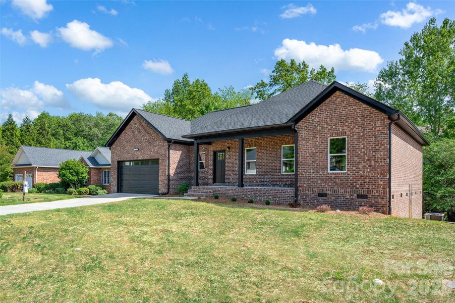 Front exterior of a new home in , Conover, NC, highlighting curb appeal (Image 19). Front exterior of a new home in , Conover, NC, highlighting curb appeal (Image 19).
