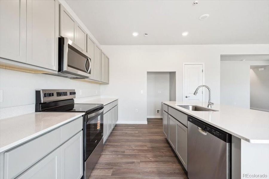 Furnished interior view inside a new home in Legato, Commerce City (Image 4).