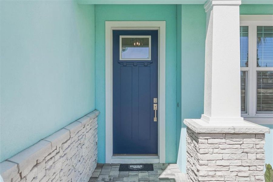 Exterior details and patio area of a home in Beachview Cove, Ormond Beach (Image 29).