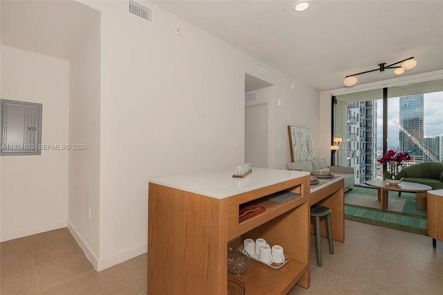 Furnished interior view inside a new home in , Miami (Image 4).