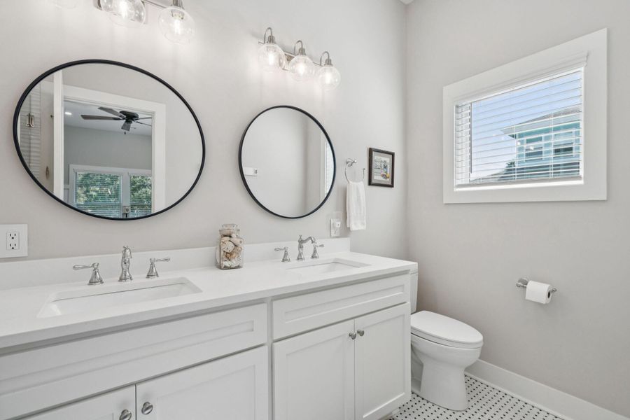 Furnished interior view inside a new home in , Folly Beach (Image 38).