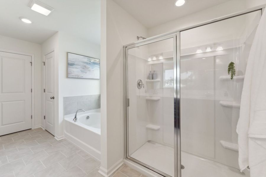 Representative furnished interior of a home built from the Winslow by True Homes in Garmon Mill Estates, Midland (Image 13).