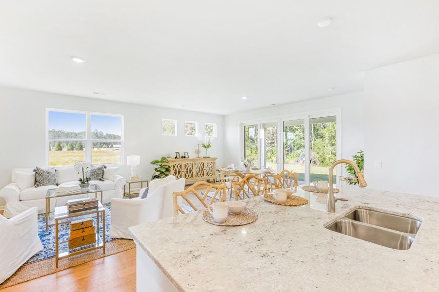 Furnished interior view inside a new home in Rivers Reach, Yemassee (Image 4).