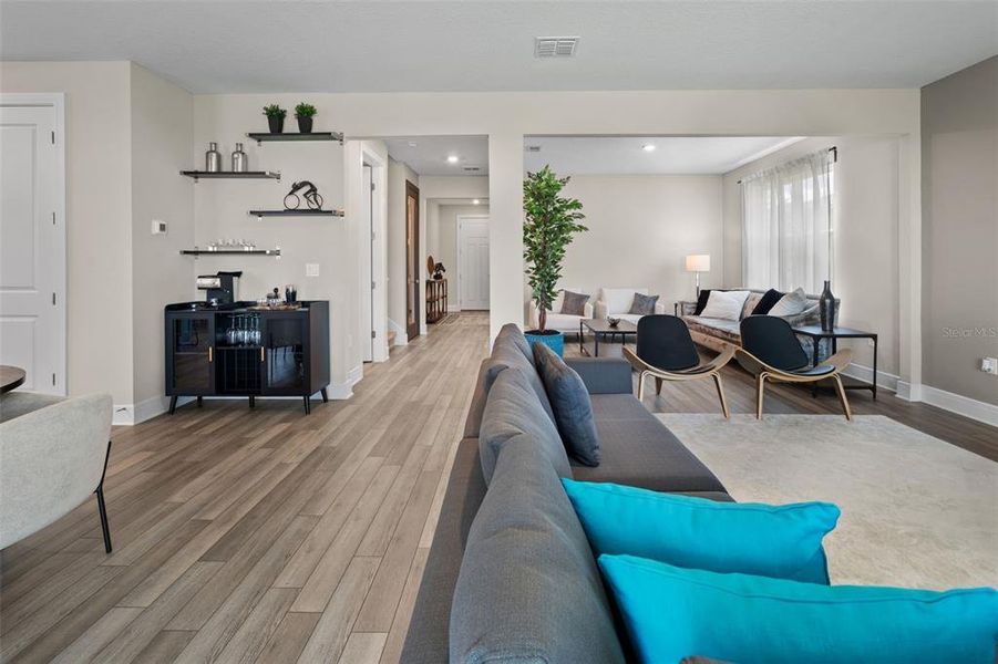 Furnished interior view inside a new home in , Montverde (Image 13).