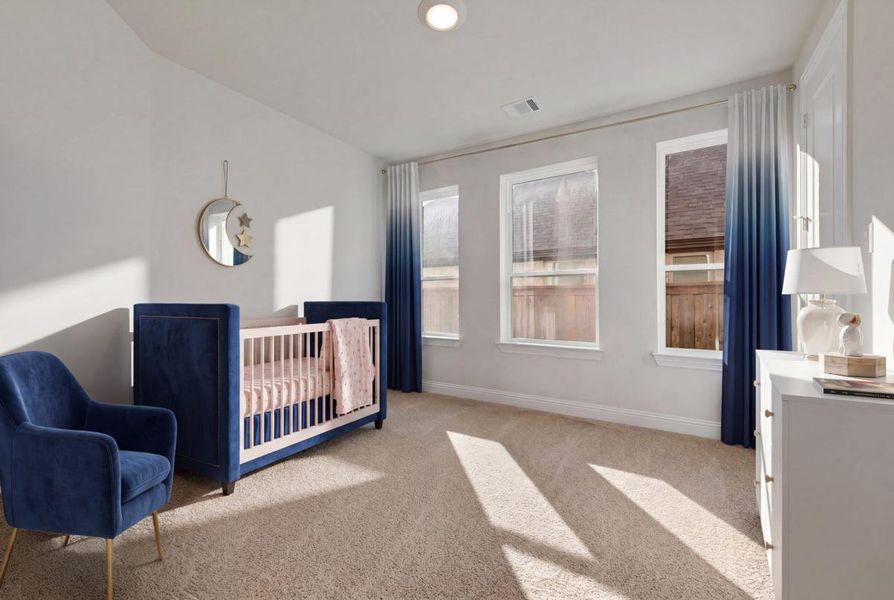 Furnished interior view inside a new home in Somercrest, Midlothian (Image 18).