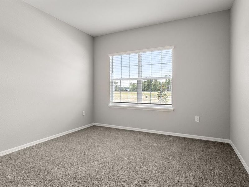 Secondary bedrooms provide space for everyone in your household - Aubrey by Highland Homes Secondary bedrooms provide space for everyone in your household - Aubrey by Highland Homes