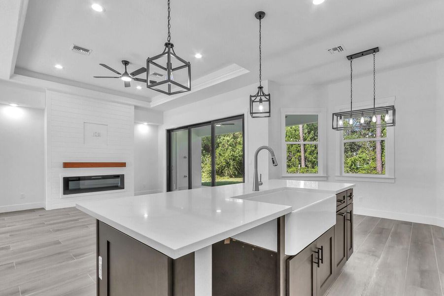 Furnished interior view inside a new home in , Fort Pierce (Image 15). Furnished interior view inside a new home in , Fort Pierce (Image 15).