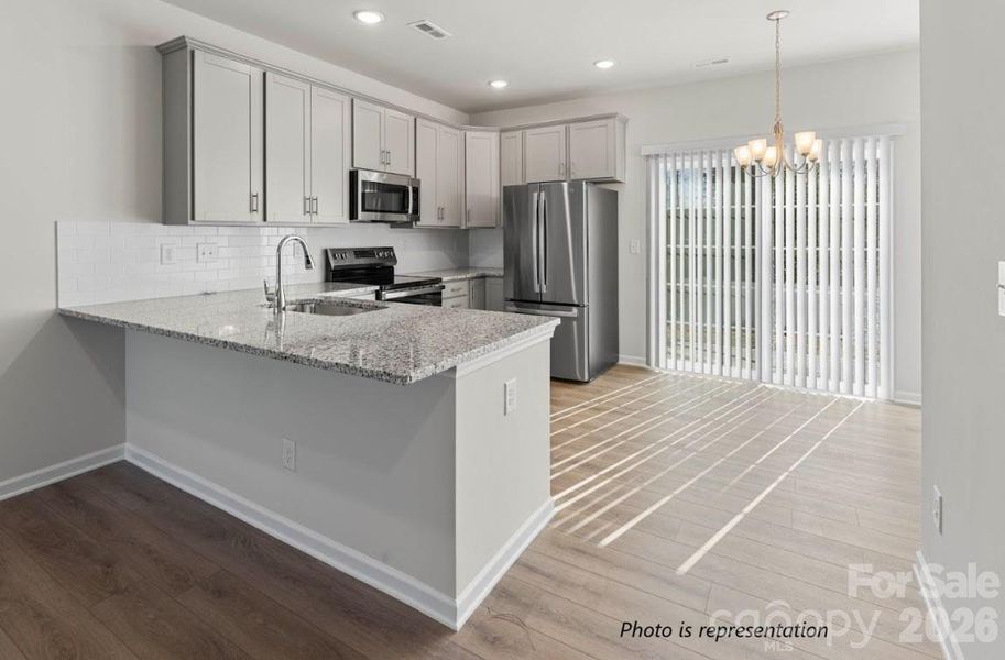 Furnished interior view inside a new home in Sierra Ridge, Gastonia (Image 5). Furnished interior view inside a new home in Sierra Ridge, Gastonia (Image 5).