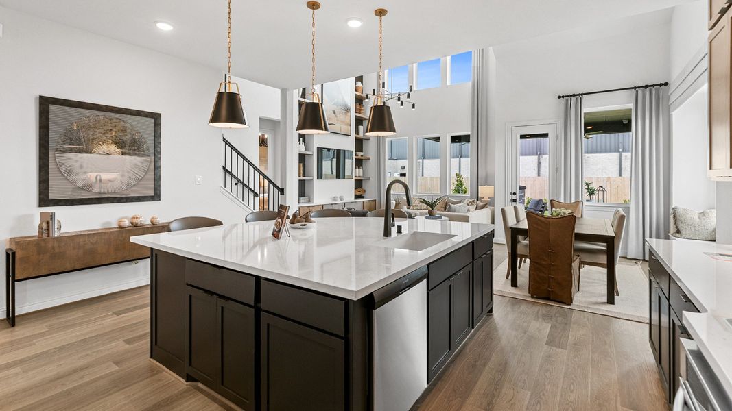 Representative furnished interior of a home built from the Magnolia by DRB Homes in Brookewater, Rosenberg (Image 5).