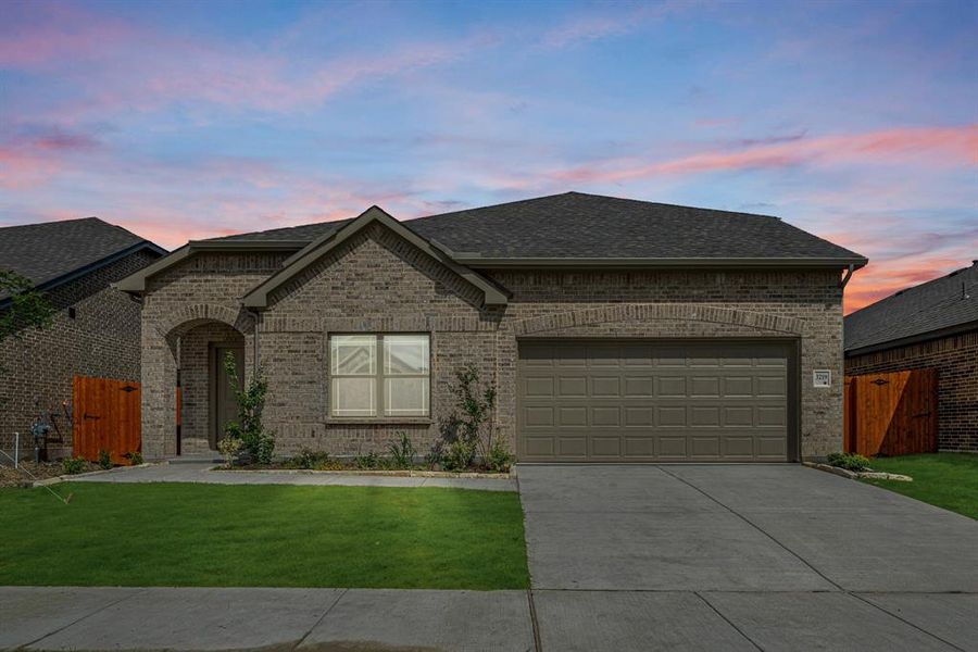 Front exterior of a new home in Heartland Elements, Heartland, TX, highlighting curb appeal (Image 25). Front exterior of a new home in Heartland Elements, Heartland, TX, highlighting curb appeal (Image 25).