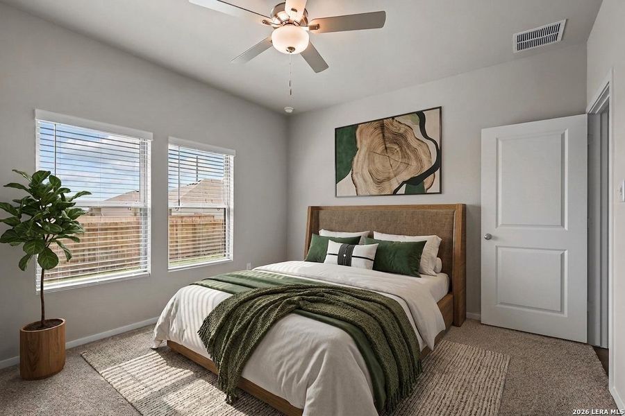 Furnished interior view inside a new home in Summerlin, San Antonio (Image 8).
