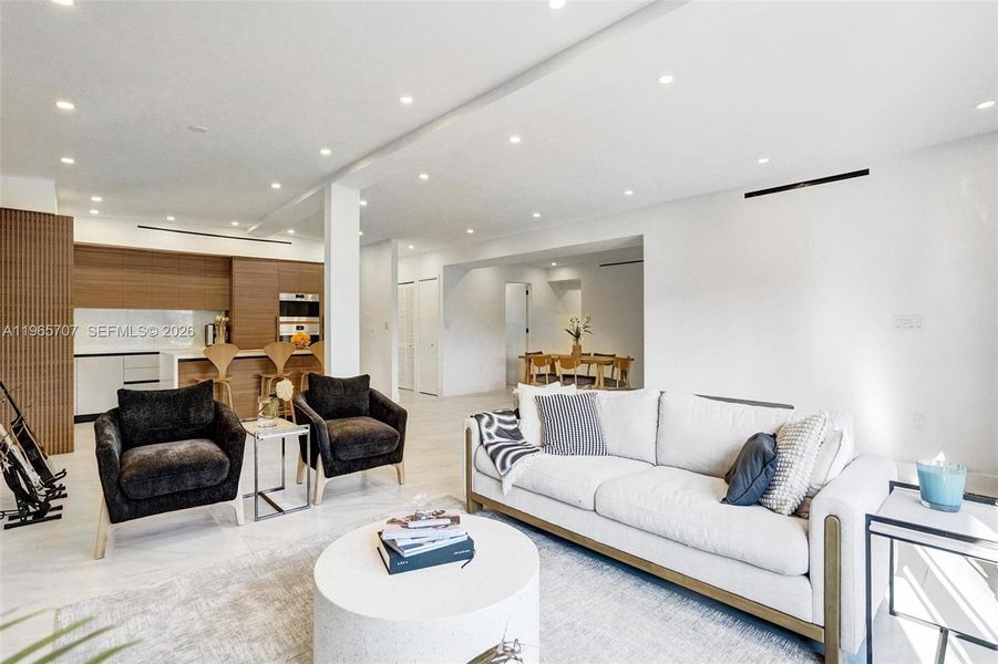 Furnished interior view inside a new home in , North Miami Beach (Image 12).