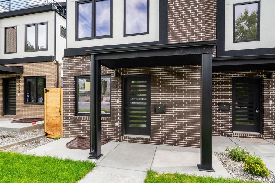 Exterior details and patio area of a home in , Denver (Image 3).