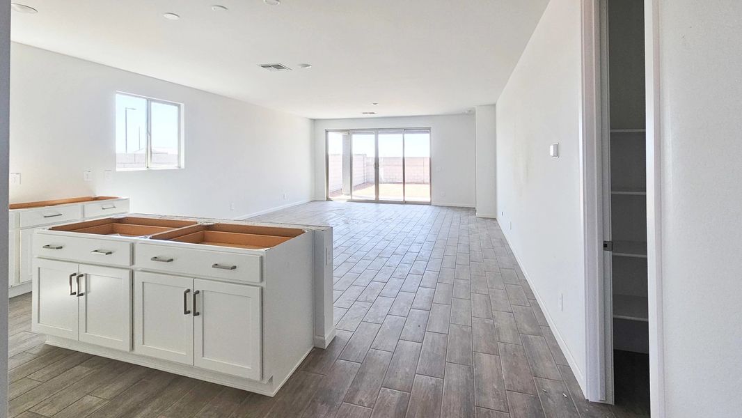 Kitchen and great room