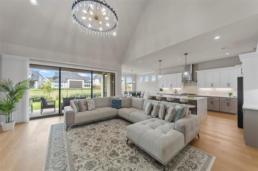 Furnished interior view inside a new home in , Frisco (Image 12).