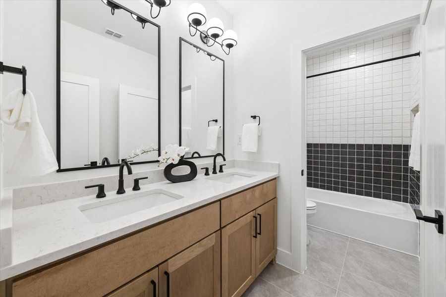 Furnished interior view inside a new home in , Houston (Image 5).