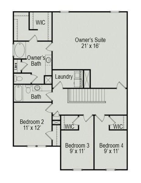 The Harrington - 2nd Floor Layout