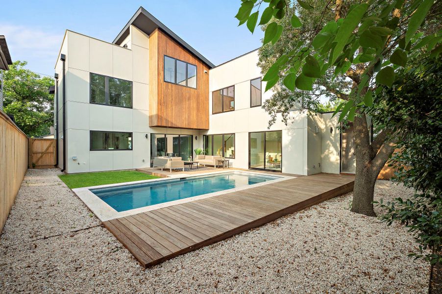 Front exterior of a new home in , Austin, TX, highlighting curb appeal (Image 25).